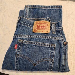 Vintage Levi & Strauss & Co 505 Regular Fit Blue Jeans